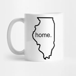 Illinois Home Black Mug